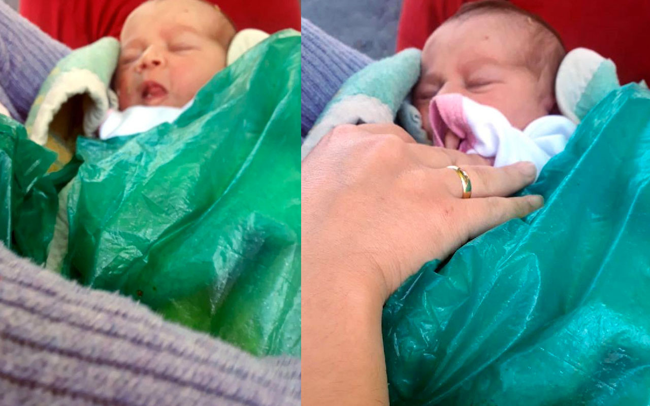 2 günlük bebeği, göbek bağını mandal ile bağlayıp kaçtı