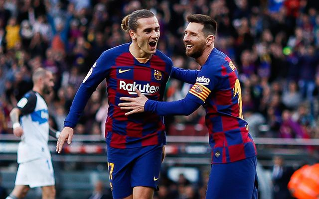 Barcelona idmanında Lionel Messi ve Antoine Griezmann arasında şok kavga!