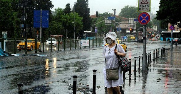 Meteoroloji'den 7 ile dolu ve hortum uyarısı! İstanbul'da sağanak başladı