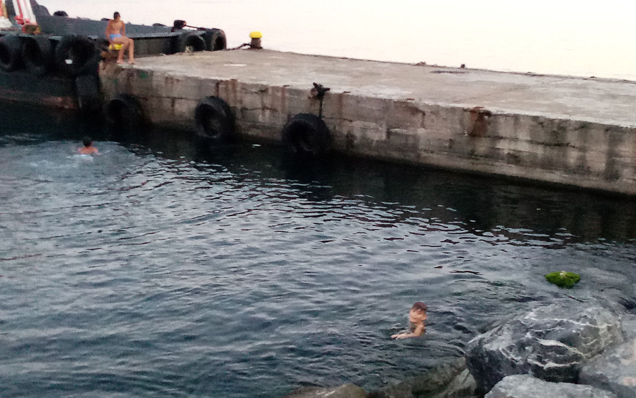 Bakırköy sahilinde tehlikeli serinleme