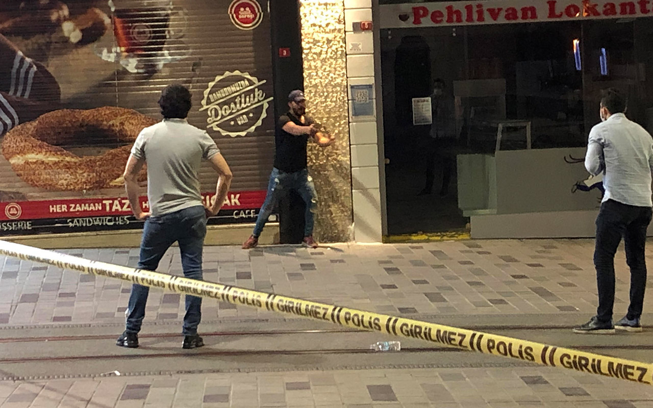 İstiklal Caddesi'nde panik anları