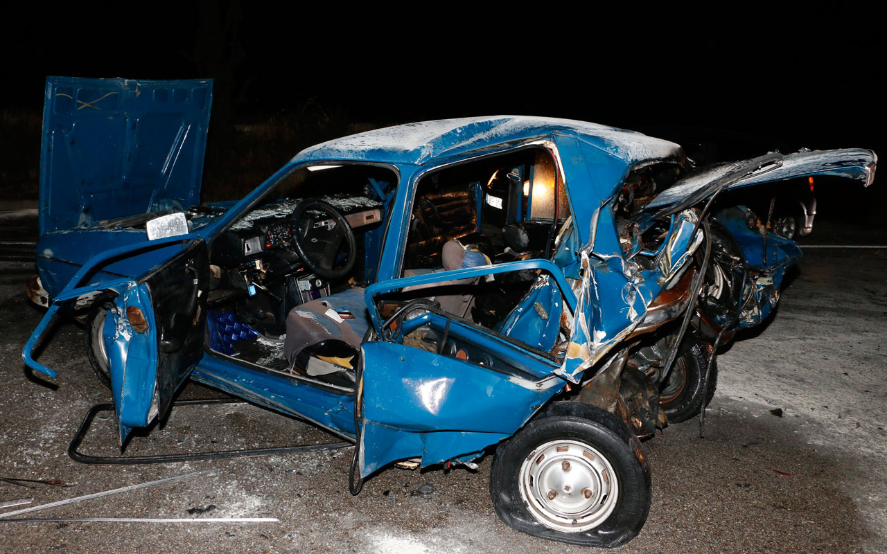 Manisa'da trafik kazası: 1 ölü 1 ağır yaralı