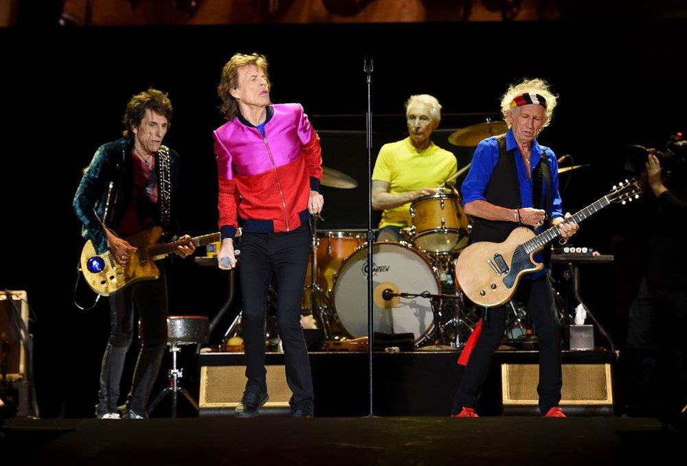 Efsanevi rock grubu Rolling Stones'dan ABD Başkanı Trump'a rest