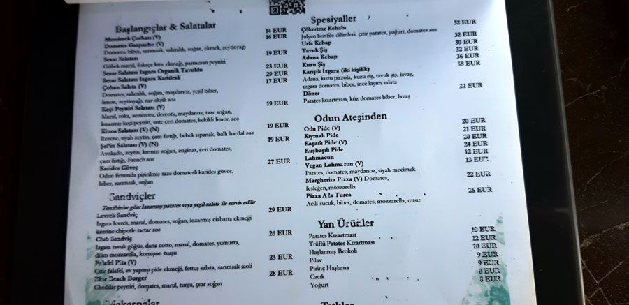 Bodrum'da herkesin konuştuğu restoran görüntülendi çorba 14 euro adana kebabı 32 euro
