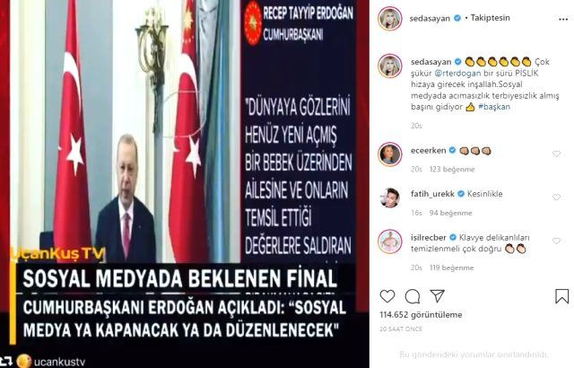 Cumhurbaşkanı Erdoğan'a ünlü isimlerden sosyal medya desteği!