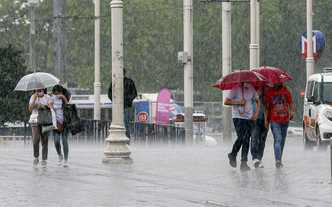 Meteorolojiden 6 bölge için sağanak yağış uyarısı! 12 şehir için 'kuvvetli' uyarı
