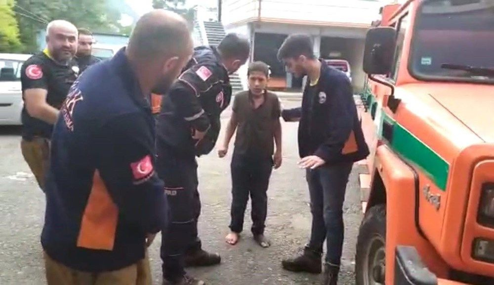 Rize'de kaybolan 11 yaşındaki İmam Can'dan iyi haber! 12 km uzaklıkta bulundu