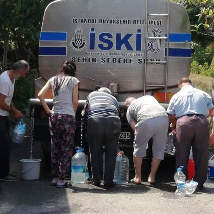 Şile'de su sıkıntısı devam ediyor! Mahallelinin 'Bol bol el yıka diyorlar ama yok' tepkisi