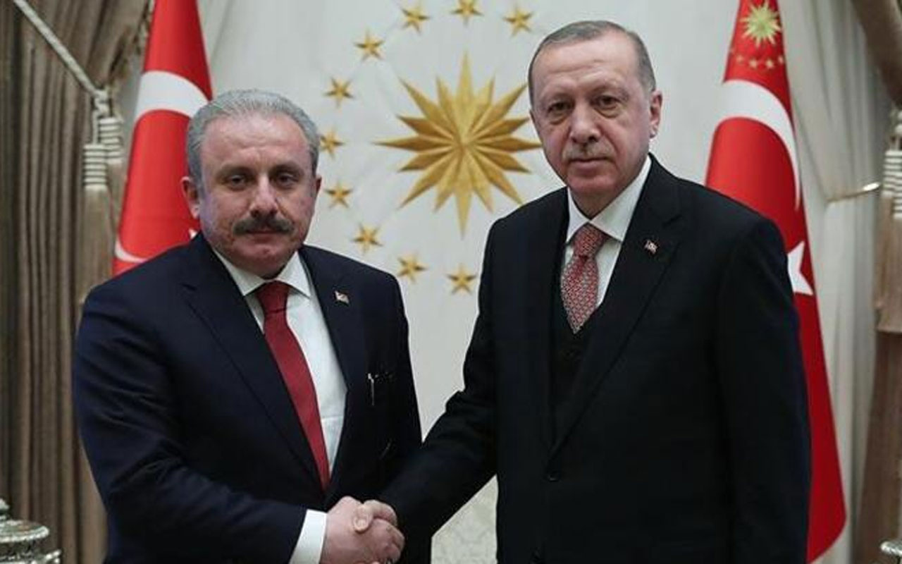 Başkan Erdoğan'dan Şentop'a tebrik telefonu