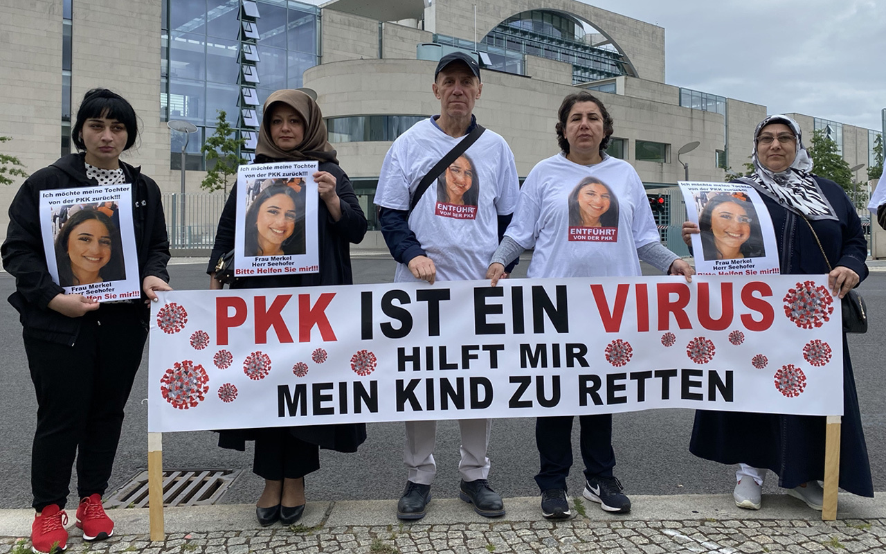 Almanya'da kızı PKK tarafından kaçırılan anne PKK'yı virüse benzetti