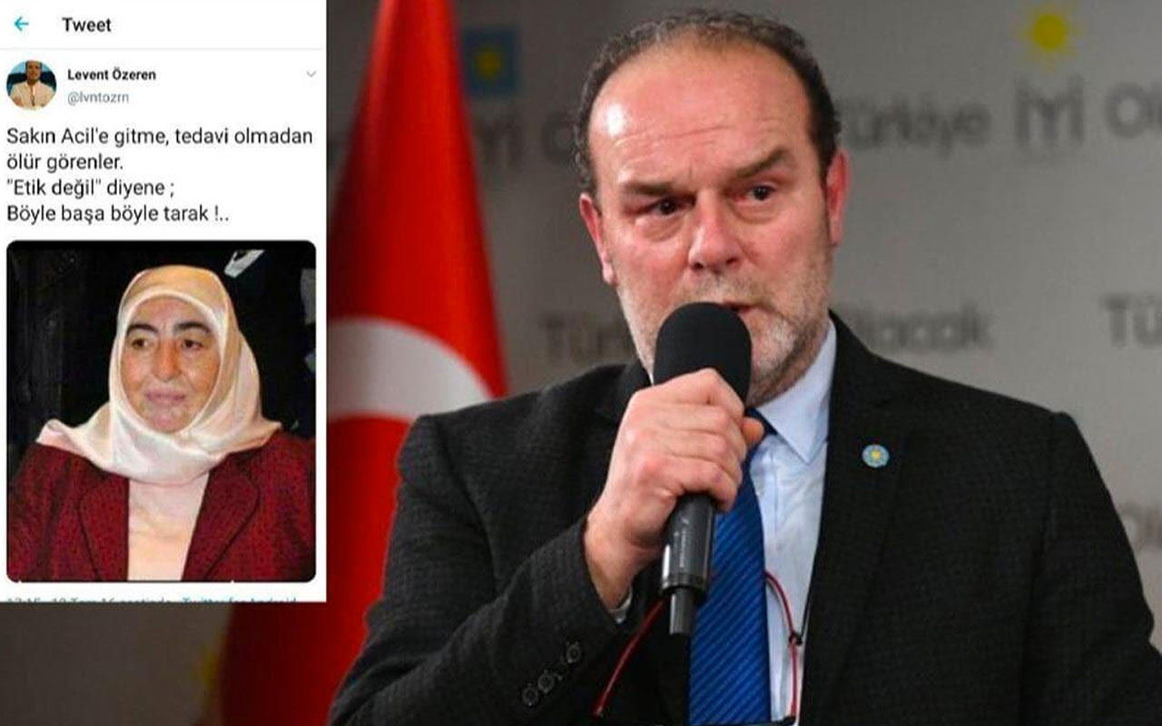 İYİ Partili Levent Özeren’den Semiha Yıldırım hakkında skandal sözler