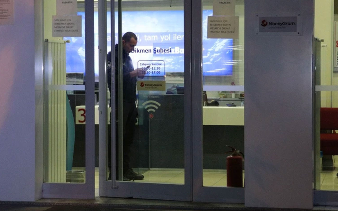 Ankara'da filmleri aratmayan banka soygunu: 1 dakikada girip çıktılar