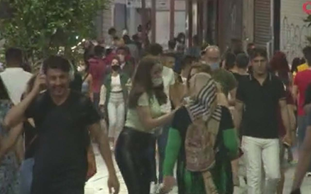 Korona virüs unutuldu, İstiklal Caddesi vatandaşlarla doldu