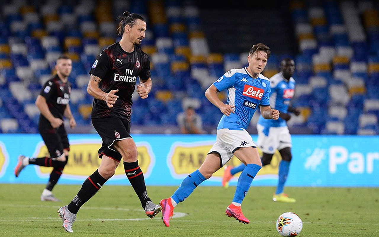 Napoli Milan kapışmasında gol düellosu