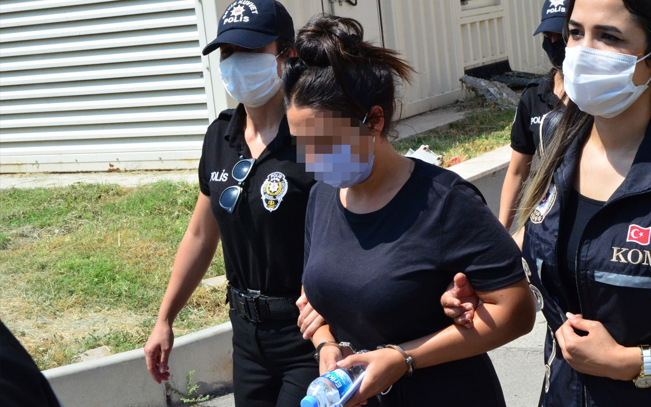 Adana'da çete üyesi kadın mağdur isimlerinin yazdığı kağıdı yutmaya çalışmış