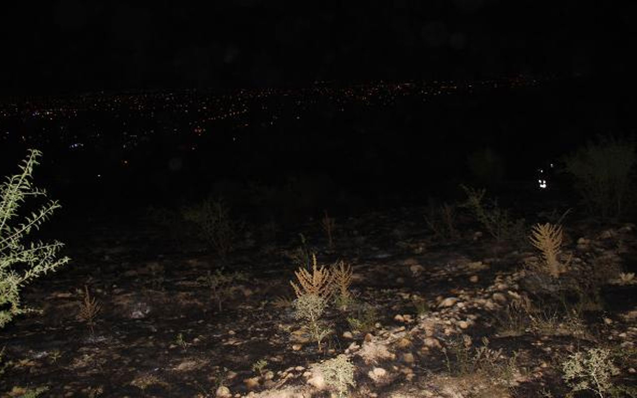 Konya'da havai fişek nedeniyle 23 hektar çalılık alan yandı