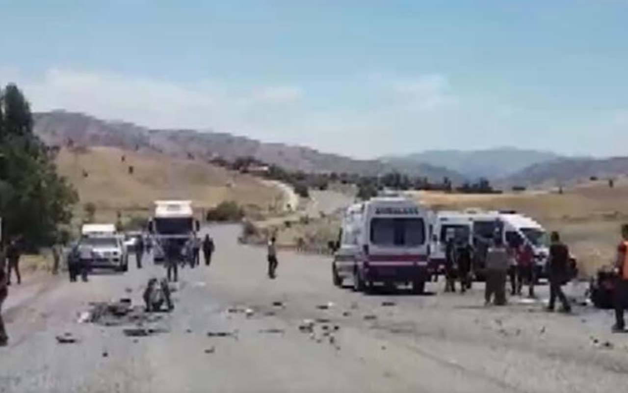 Tunceli'de yolcu taşıyan servis midibüsü devrildi, çok sayıda yaralı var