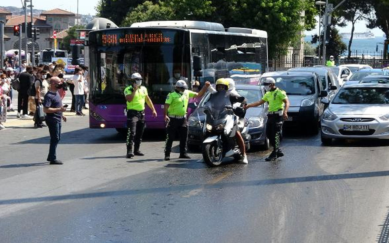 Beşiktaş'ta mazgal demiri otomobilin yakıt deposunu patlattı