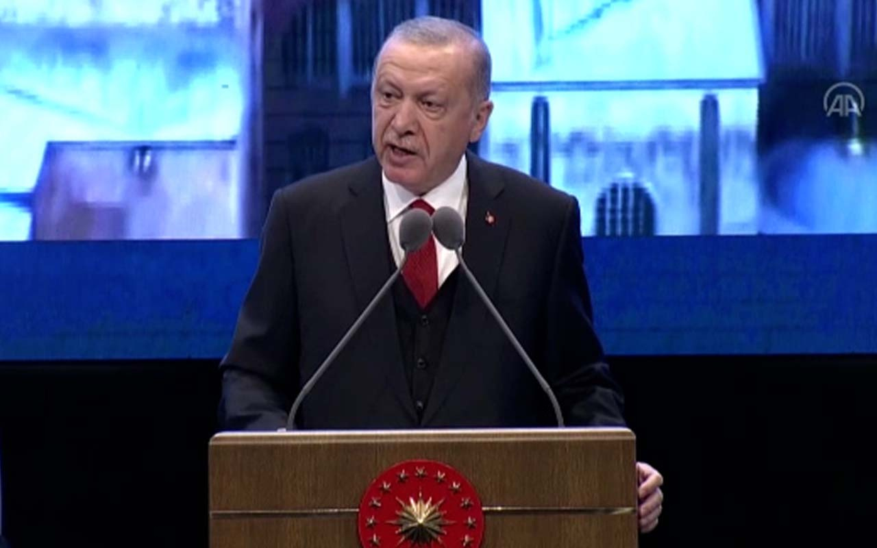 Cumhurbaşkanı Erdoğan: 'Hakkını söke söke alan bir ülke olarak devam edeceğiz'