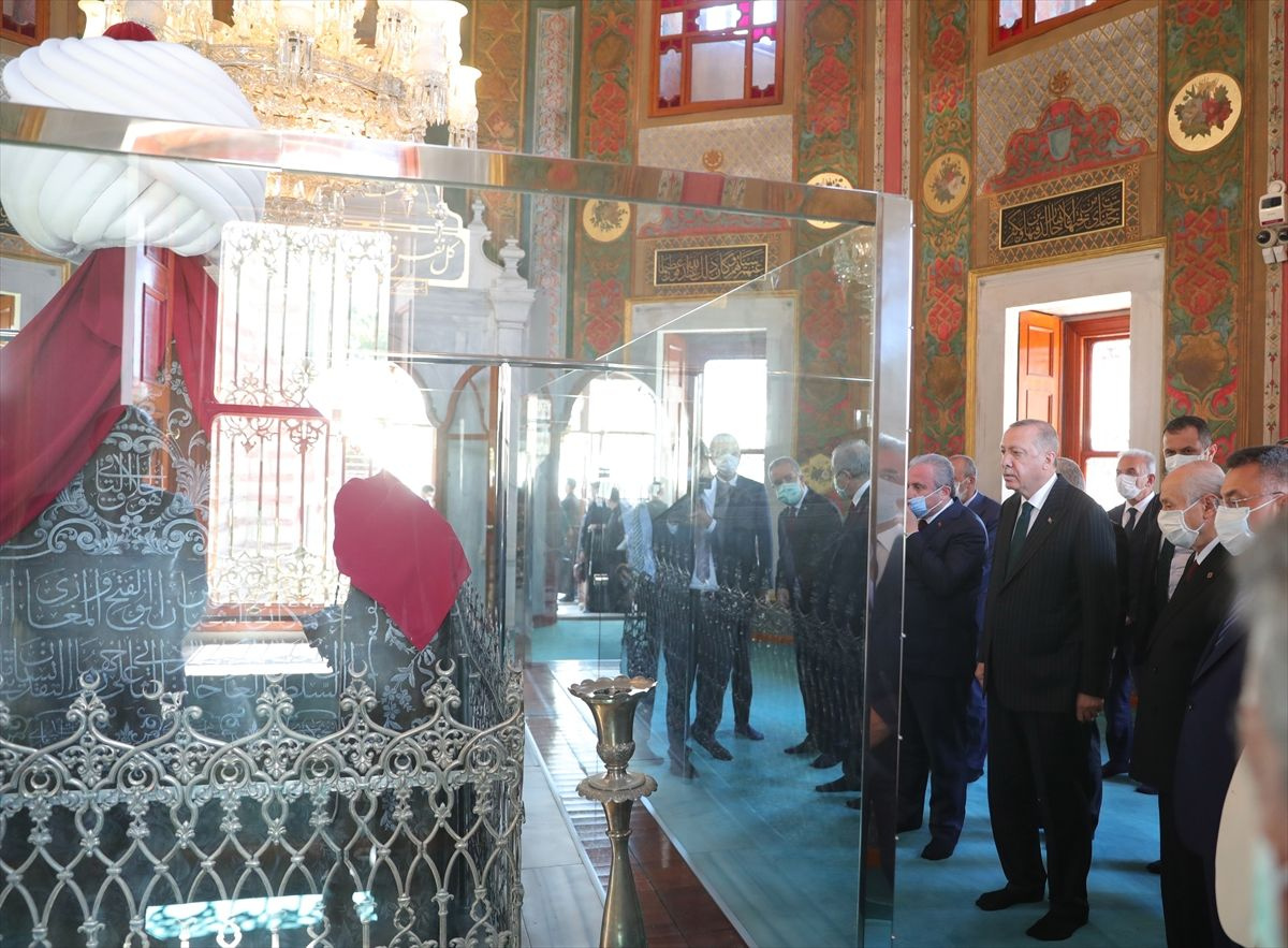 Ayasofya Camisi'nde ilk cuma namazı! Erdoğan ile namaza kimler davet edildi