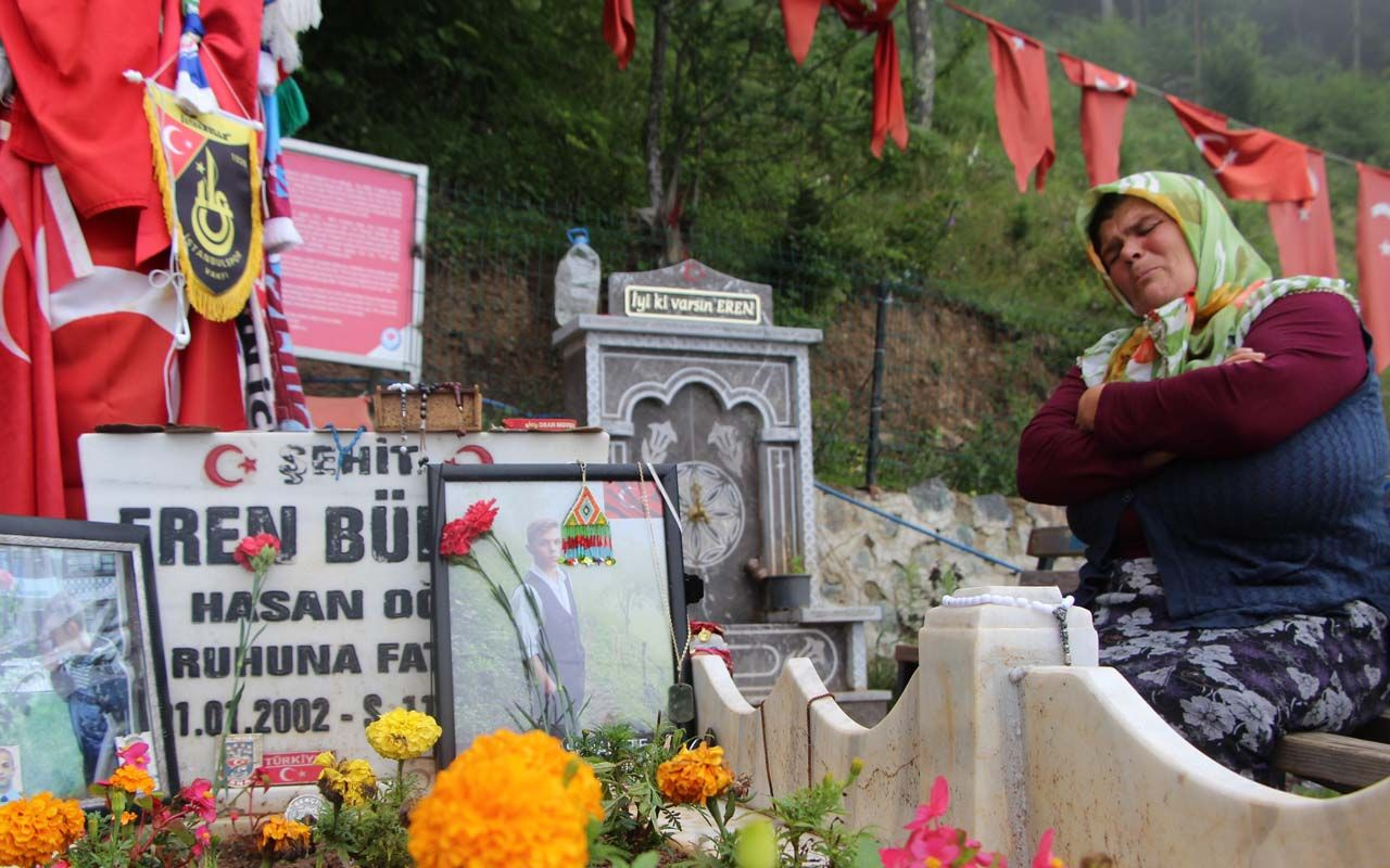 Trabzon'da Şehit Eren Bülbün'ün annesinden Ekrem İmamoğlu'na tepki! Şimdiye kadar neredeydin?