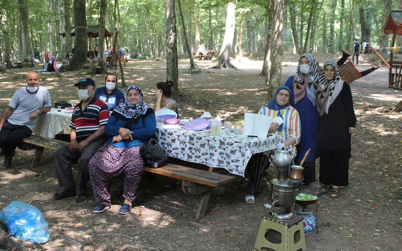Bayramı İstanbul'da geçiren vatandaş çareyi Belgrad ormanında buldu