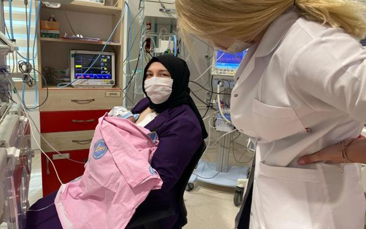 Antalya'da kadavradan rahim nakliyle anne oldu! Bebeğini ilk kez kucağına aldı