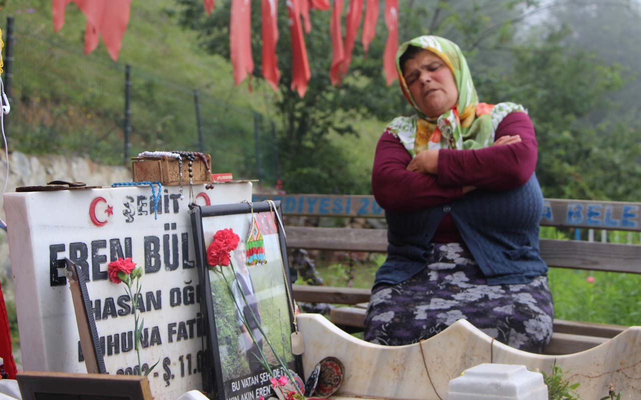 Trabzon'da Şehit Eren Bülbün'ün annesinden Ekrem İmamoğlu'na tepki! Şimdiye kadar neredeydin?