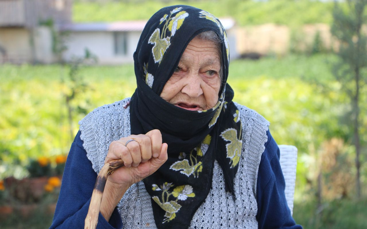 Tokat'ta 100 yaşındaki Rukiye Nine uzun yaşamın sırrından bahsetti