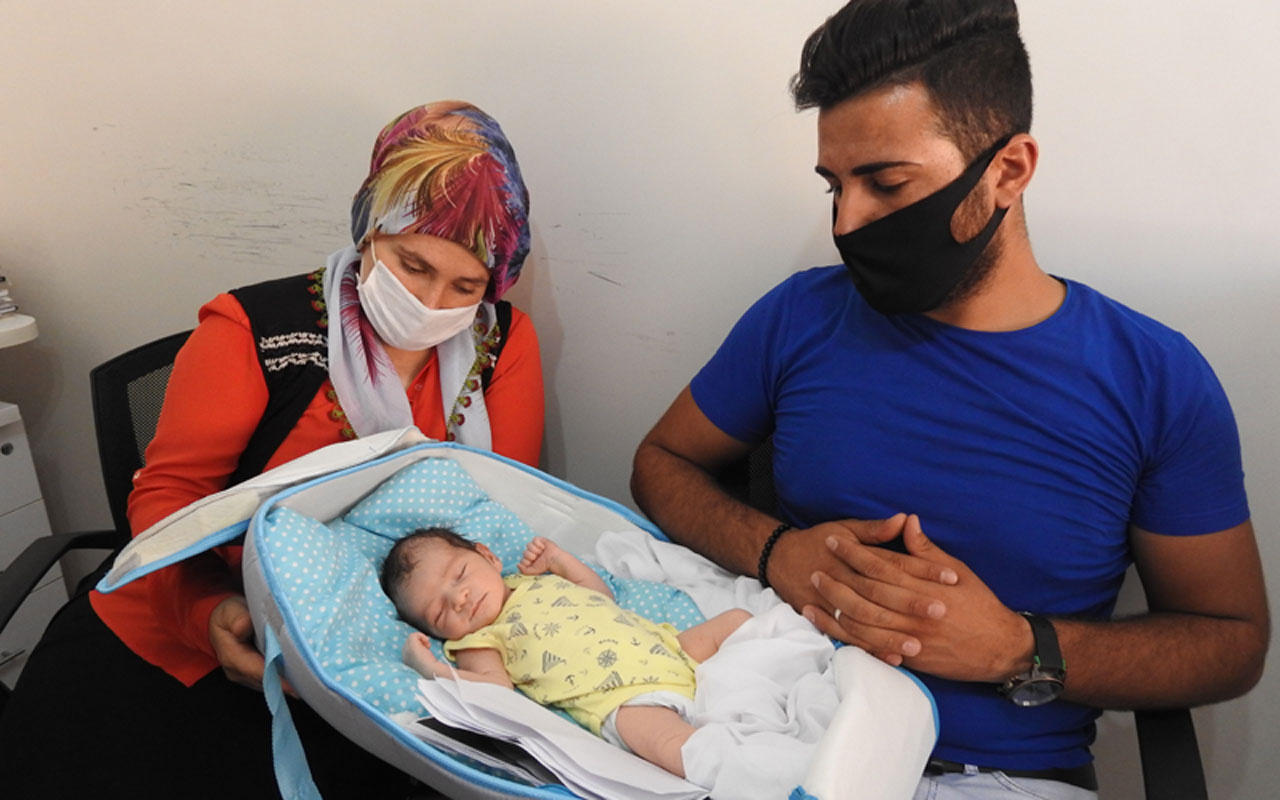 Gaziantep’te bebeğin altını değiştirmek için açan kadın dona kaldı