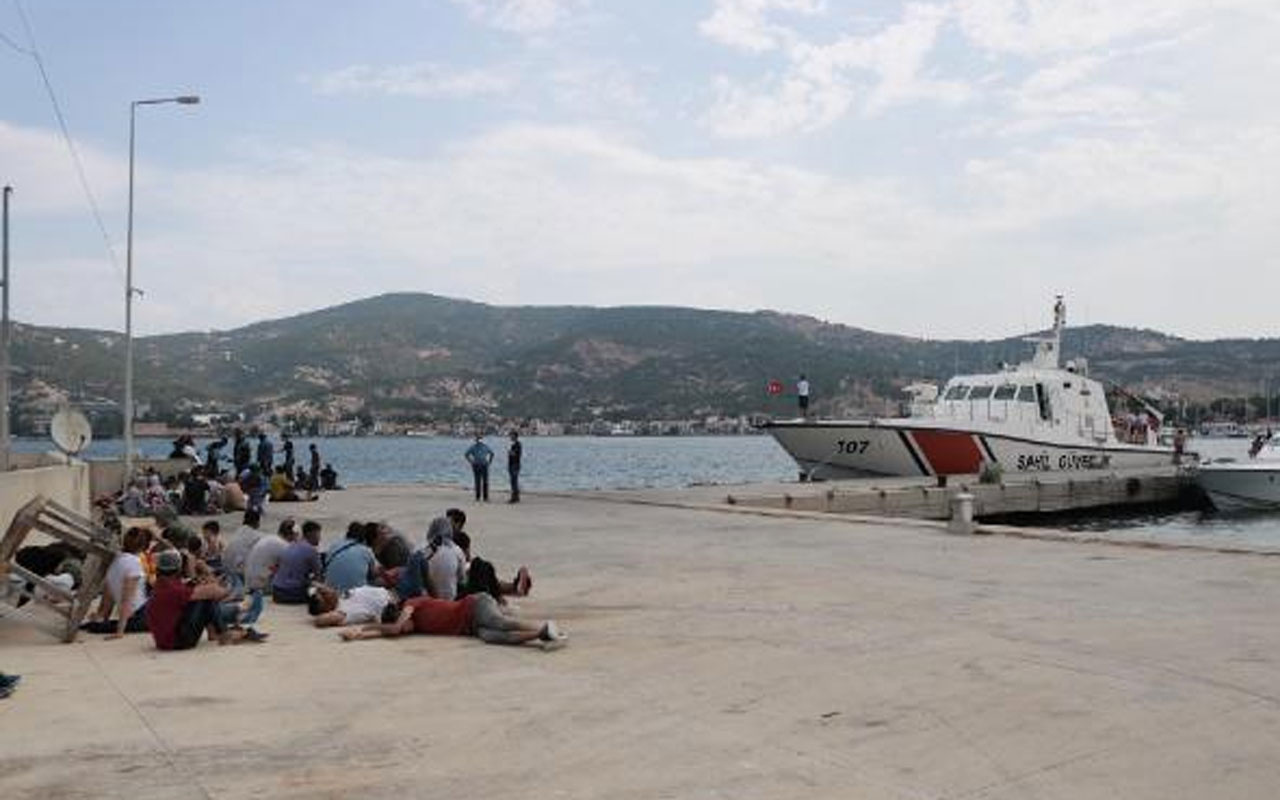 Yunanistan'ın denize bıraktığı 90 kaçak göçmen kurtarıldı