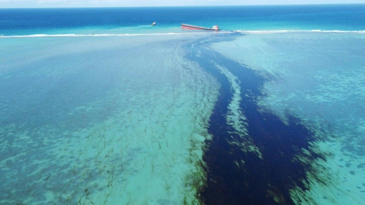 Hint Okyanusu'nda felaket yaşandı! Petrol taşıyan Japon gemisi sebep oldu