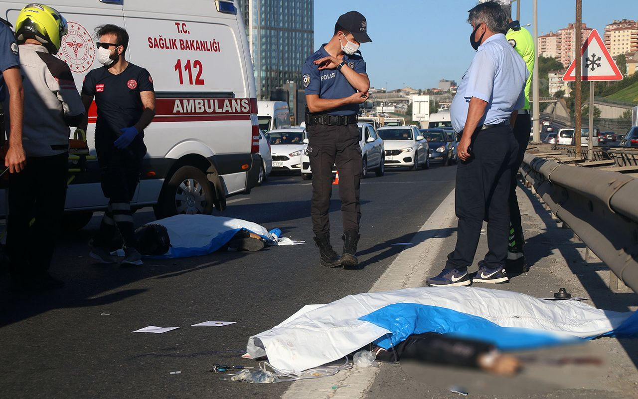 İstanbul'da düğünlerine 2 hafta kala davetiye dağıtan feci kazada çift öldü