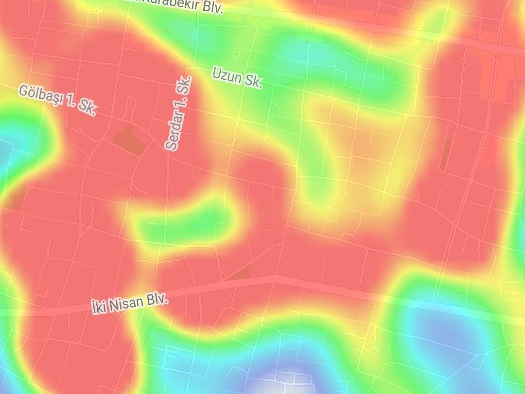 Van'da koronavirüs haritası kırmızı oldu