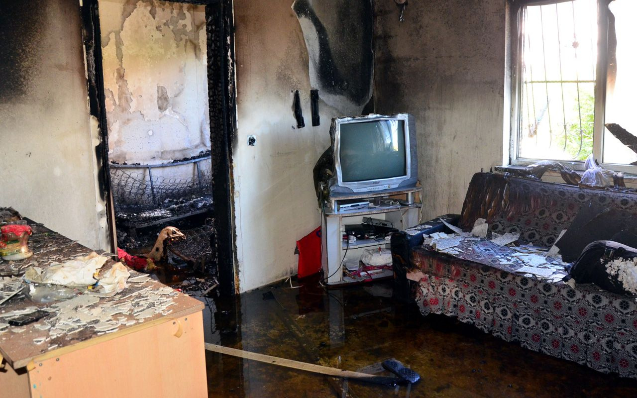 Adana'da evladın yaptığına bak! Reddedilen oğul evini yaktı