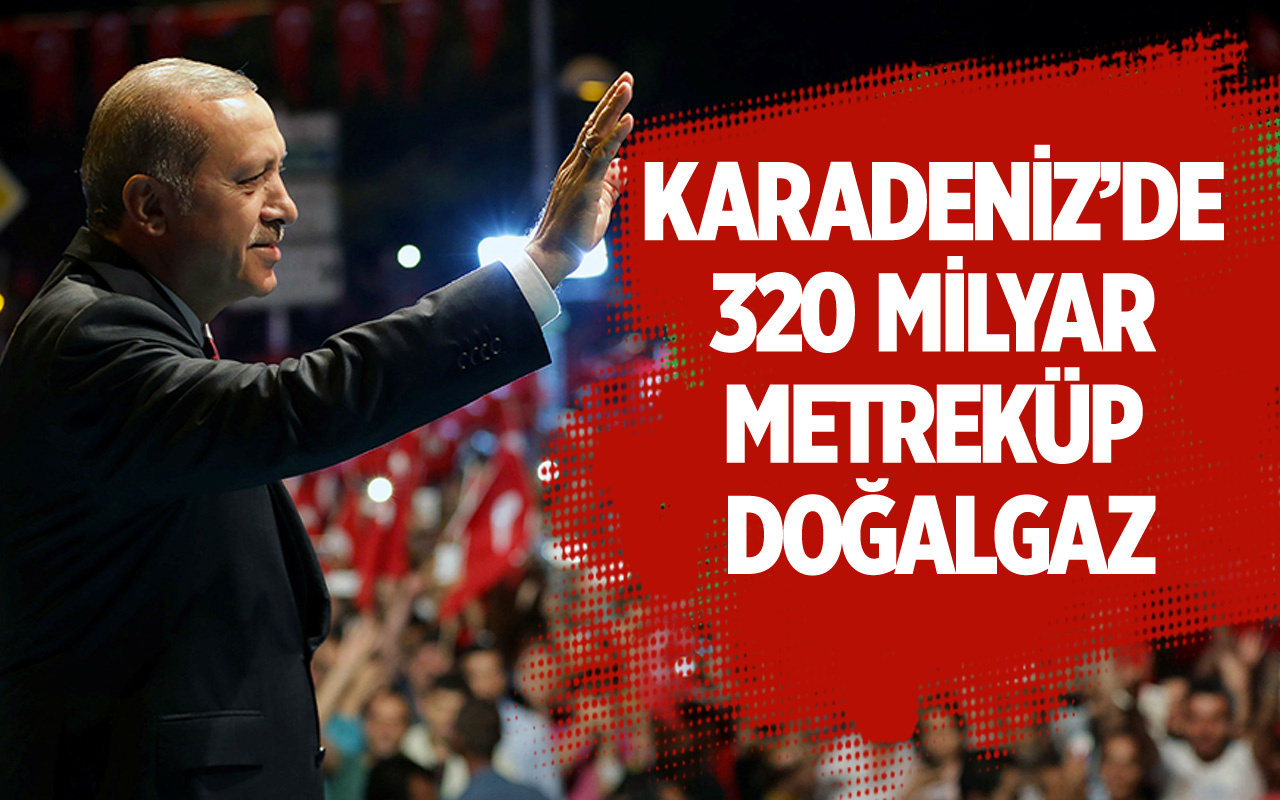 Başkan Erdoğan müjdeyi açıkladı: ''Tarihin en büyük doğalgaz keşfini bulduk''