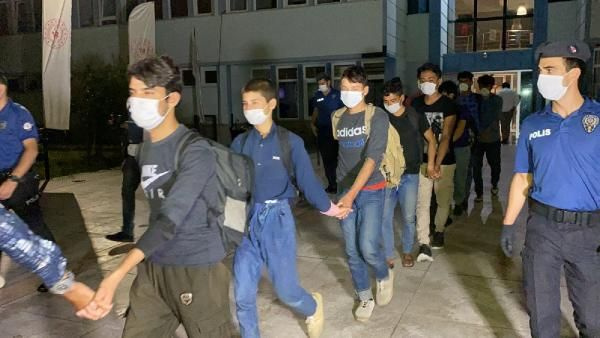 Samsun'da yakalandılar! TIR'ın dorsesinde 173 kaçak göçmen