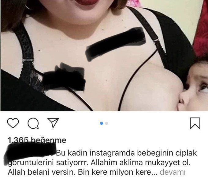 Kızının çıplak fotoğraflarını satıyor! Instagramda elif.antplii hesabı rezalet