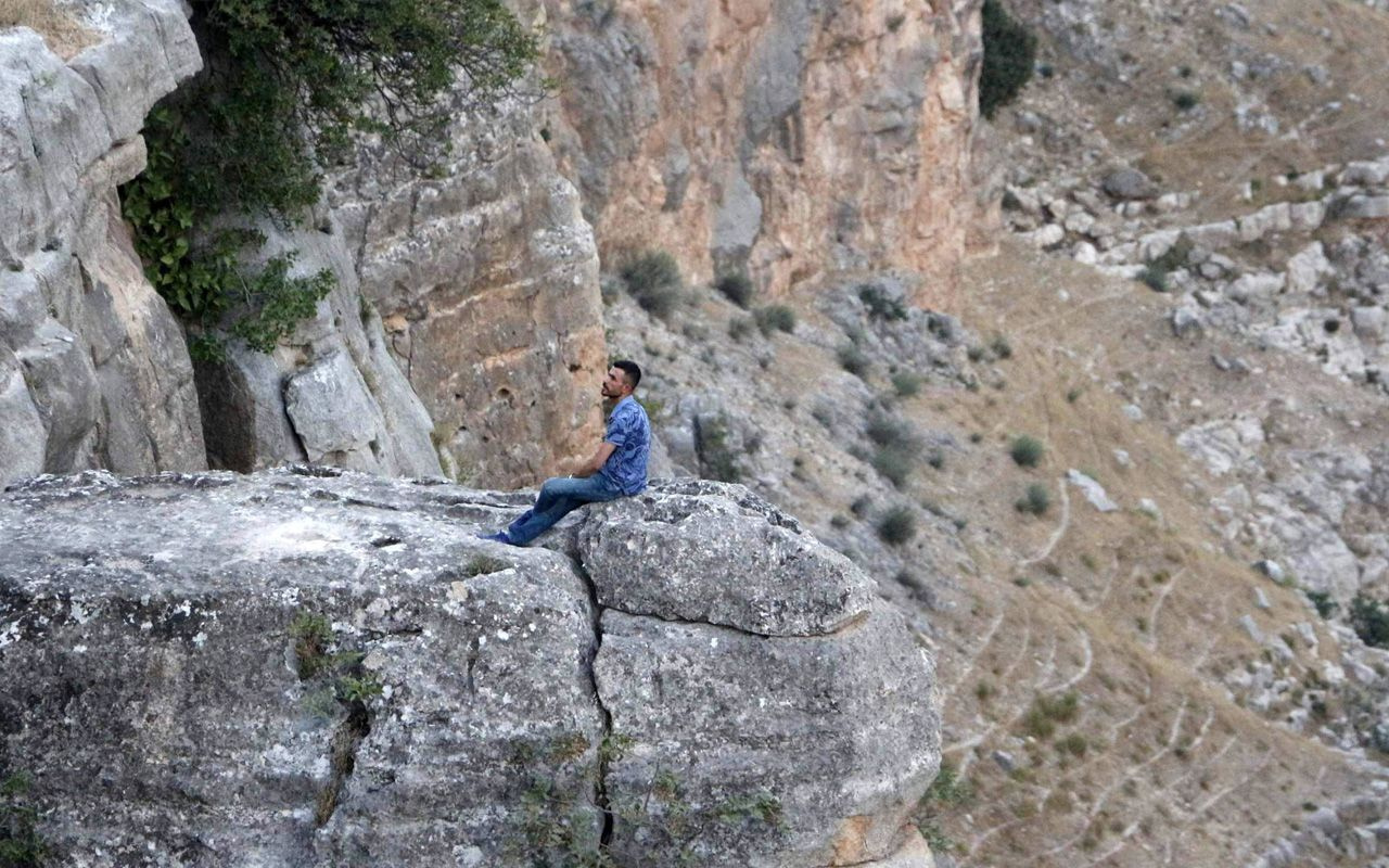 Siirt'te fotoğraf uğruna hiçe sayılan can! Tehlike böyle görüntülendi