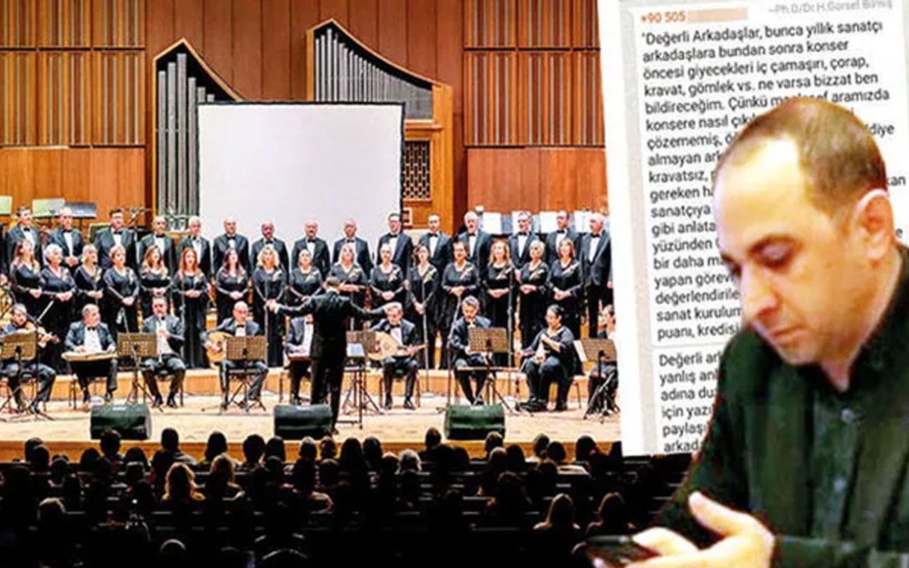 Ankara Devlet Klasik Türk Müziği Korosu Müdürü Gürsel Bilmiş hakkında soruşturma başlatılacak