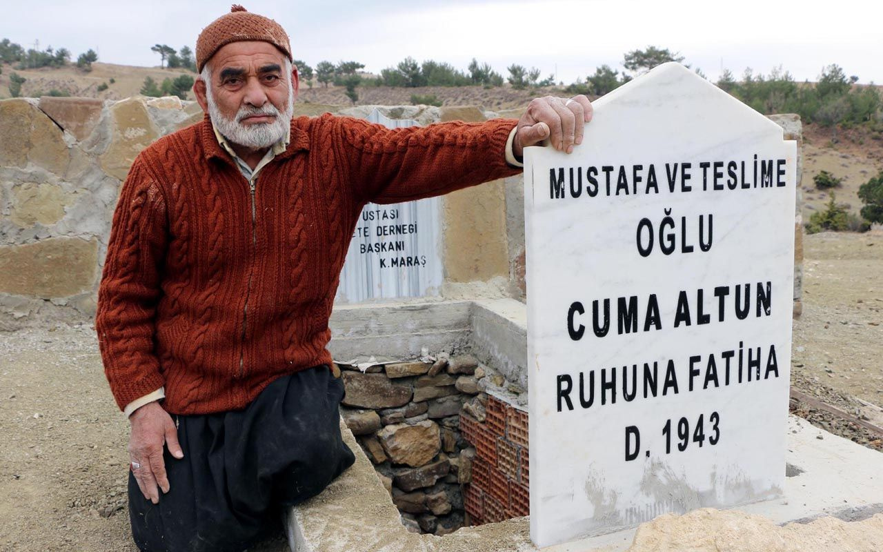 Kahramanmaraş'ta kendi kazdığı mezarına defnedildi 'Benim son evim' demişti