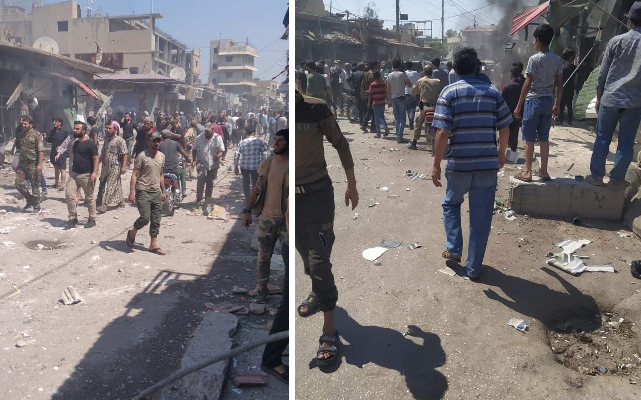 Suriye Resulayn'da bomba yüklü motosiklet patladı