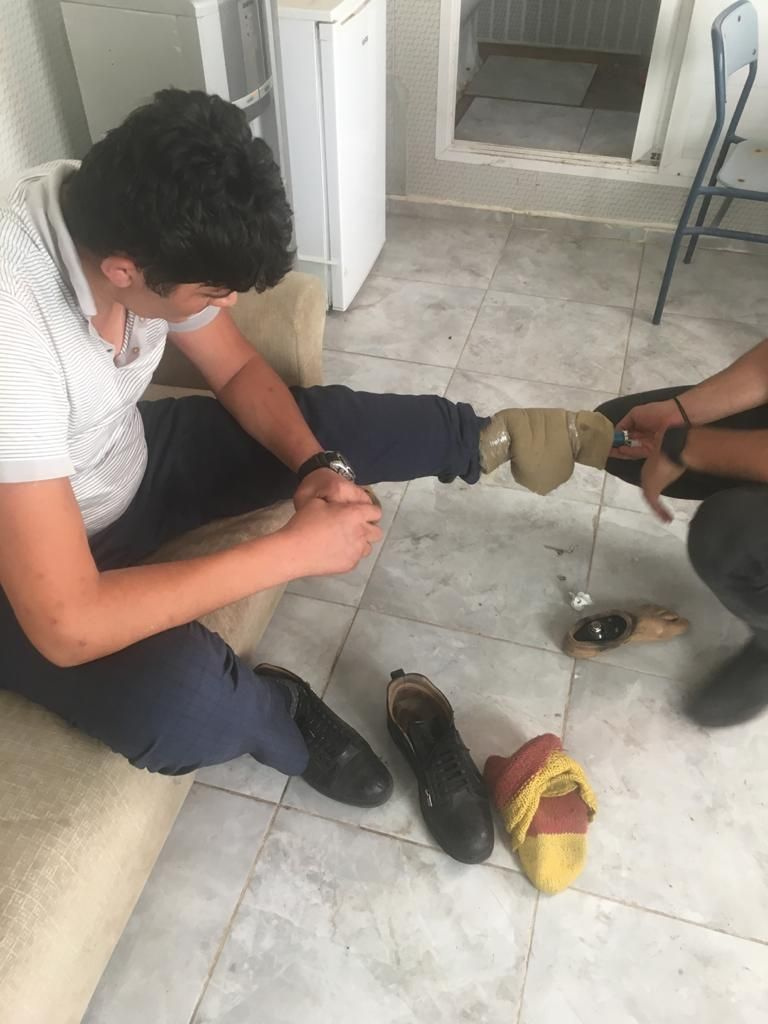 Muş 'pes' dedirtti engelli kişinin protez bacağından uyuşturucu çıktı