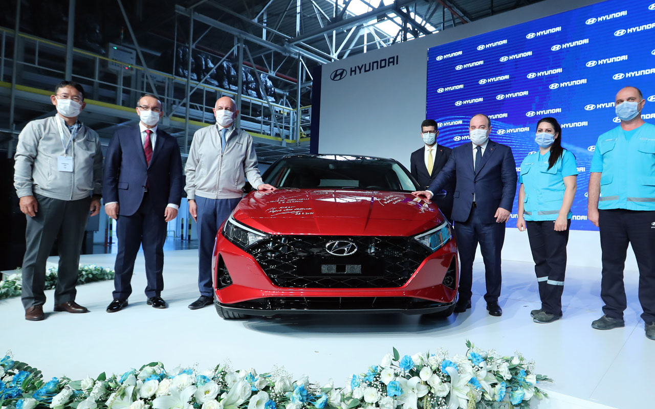 Yeni Hyundai i20'nin Türkiye üretimine başlandı Mustafa Varank törende konuştu