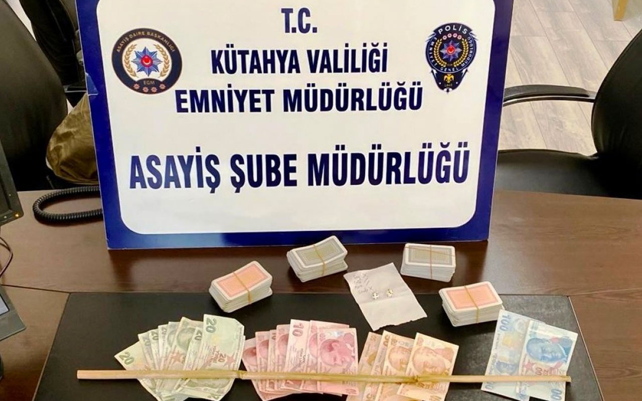 Kütahya'da kumar operasyonu: 18 gözaltı
