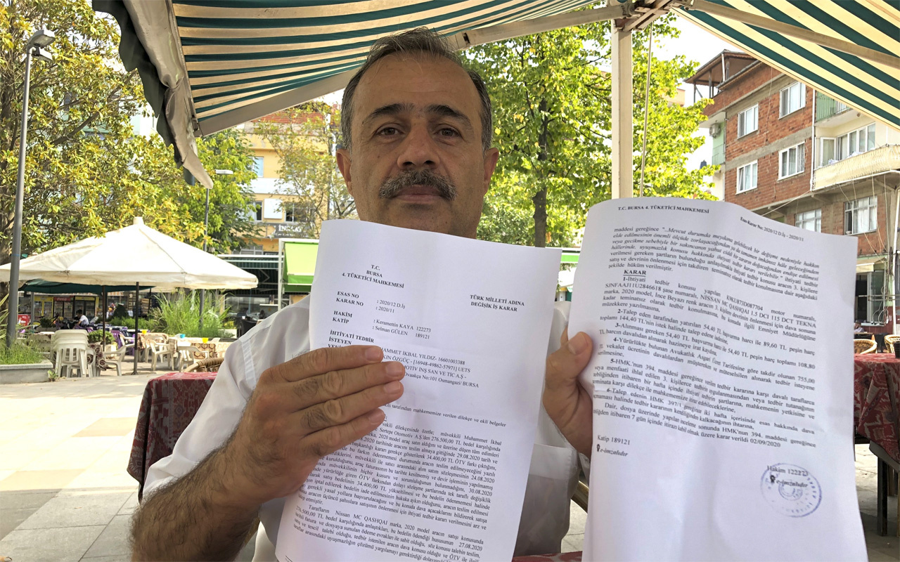 Bursa'da ödemesini yaptığı cipe ÖTV farkı isteyen bayiye mahkeme şoku