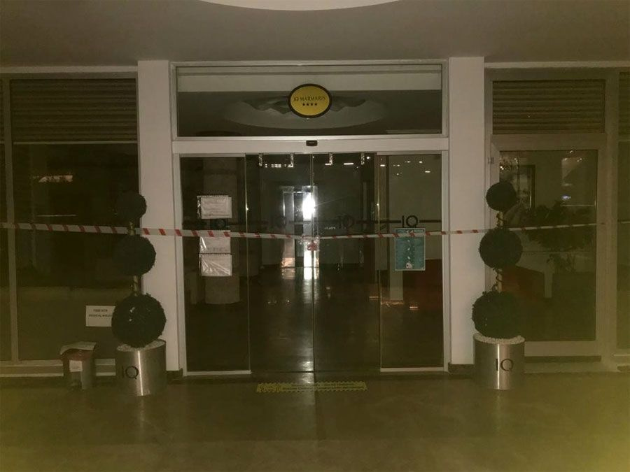 Marmaris’te ruhsatsız otel mühürlendi turistler başka otellere yerleştirildi