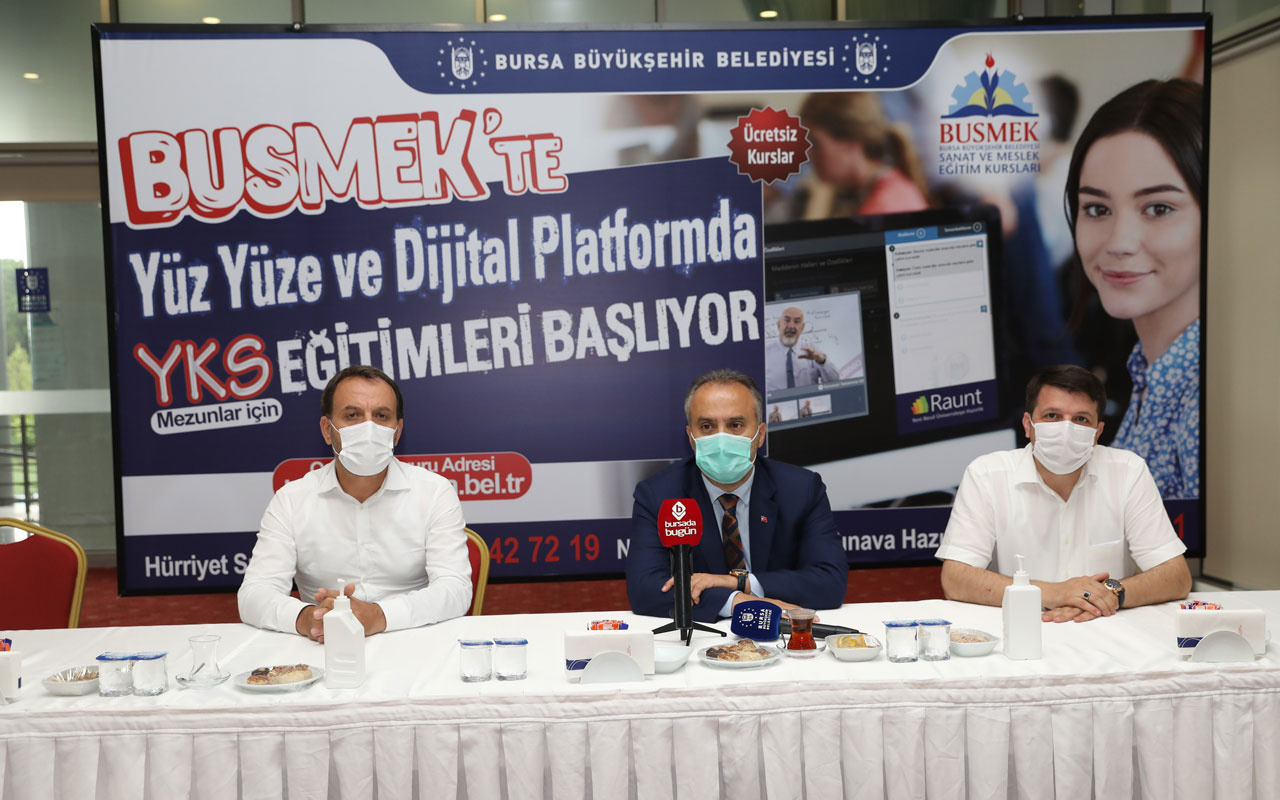 Bursa Büyükşehir’den online dershane