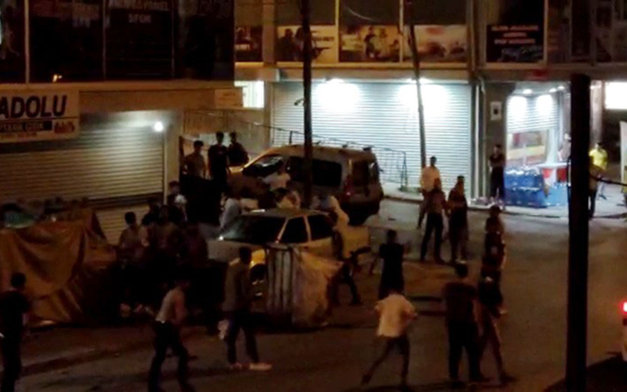 İstanbul Arnavutköy'de düğünde çıkan kavga caddeye taştı! Polis havaya ateş açtı