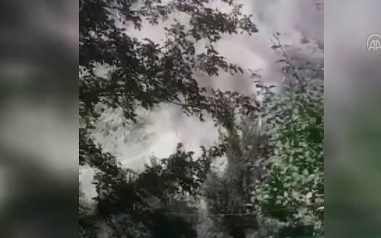Korkutan görüntü! Malatya'da deprem anında toz bulutu oluştu